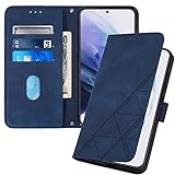 GYHOYA Case for iPod Touch 7 Wallet Case with Card Holder Leather with Kickstand Card Slots Phone Case Durable Magnetic Closure Shockproof Protective Cover for iPod Touch 5th / 6th / 7th Blue YBS