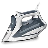 Rowenta Focus Stainless Steel Soleplate Steam Iron for Clothes 400 Microsteam Holes 1725 Watts Ironing, Fabric Steamer, Garment Steamer, Powerful Steam, Auto-Off DW5280