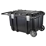 Husky 209261 37 in. Mobile Job Box Utility Cart Black