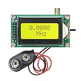 High Accuracy Frequency Counter RF Meter 1~500 MHz Tester Module for Ham Radio 0802 LCD Display with Backlight 9V