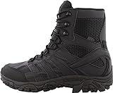 Merrell Men's Moab 2 8' Waterproof Military and Tactical Boot, Black, 9.5 Wide