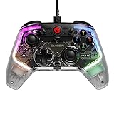 GameSir T4 Kaleid Transparent PC Controller, Wired Gaming Controller for PC/Switch/Android TV Box, Plug and Play Gamepad Joystick