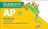 AP Biology Flashcards, Second Edition: Up-to-Date Review + Sorting Ring for Custom Study (Barron's AP Prep)