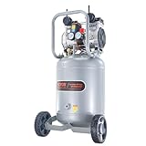 VEVOR 13 Gallon Air Compressor, 2HP 4.6 SCFM@90PSI Oil Free Air Compressor Tank with 125PSI Max Pressure, 66dB Ultra-Quiet Compressor for Tire Inflation, Auto Repair, Woodwork Nailing, Spray Painting