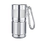 Portable Pill Case, 2 in 1 Pill Crusher with Storage Container, Stainless Steel Construction, Perfect for Vitamins, Tablets