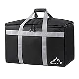 Himal Outdoors Insulated Food Delivery Bag XXXL-23Wx15Hx14D inches Premium Insulated Grocery Bag for HOT/COLD Food Delivery, Fit for Uber Eats, Doordash, Commercial Catering Transportation