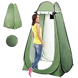 Portable Pop up Privacy Tent, Outdoor Camping Shower Tent with Carry Bag, Camp Toilet Changing Room for Hiking Picnic Fishing Beach, Lightweight, Easy Set up and Sturdy