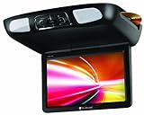 Planet Audio P10.1ES Car Roof-Mount Monitor and DVD Player - 10.1 Inch LCD, Widescreen, Flip-Down, FM Transmitter, IR Transmitter, Speakers, Dome Light, Interchangeable Black/Gray/Tan Housings