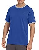Champion mens Classic Jersey Ringer Tee Shirt, Surf the Web/Oxford Gray Heather, XX-Large US