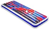 Living iQ Jr Twin-Size Kids Inflatable Air Bed, Blow-Up Mattress with Disney Marvel Spider-Man Theme, Waterproof & Puncture Resistant Vinyl, Lightweight & Portable for Travel, Hotel, Camp & Sleepover