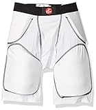 Cramer Classic 5-Pad Football Girdle, Youth Football Girdle with Hip, Tailbone, and Thigh Pads, Kids' Football Equipment, Youth Football Gear, Kids' Protective Gear for Football, White, Youth Small