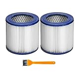 DispRA 9032900 Filters Compatible with Shop-Vac 9032933 Ash Vacuum CleanStream Reusable Cartridge Filter Sweeper Parts Accessories Filters
