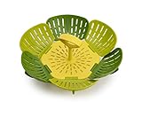 Joseph Joseph Bloom Steamer Basket Folding Non-Scratch BPA-Free Plastic and Silicone, Green
