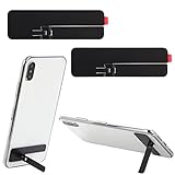 TIESOME Ultra-Thin Invisible Phone Kickstand, 2 Pack Adjustable Vertical Horizontal Placement Phone Stand Phone case Metal Kick Stand Compatible with Any Cellphone