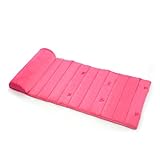 My First Nap Mat, Memory Foam Nap Mat Pad, Attached Removable Pillow, Pink