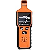 KH Alert Handheld Carbon Monoxide Meter, Portable Carbon Monoxide Detector Battery Powered, Professional CO Sensor Tester with LCD Color Display CO, Temperature and Humidity for Industrial & Home