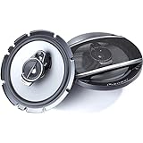 PIONEER TS-A652F A Series 6-1/2' 3-Way, 320 W Max Power, Carbon/Mica-Reinforced IMPP Cone, 11mm Tweeter and 1-5/8' Cone Midrange - Coaxial Speakers (Pair)