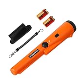 Metal Detector Pinpointer Wand Waterproof - IP66 Professional Detectors Handheld Pin Pointer High Sensitivity Portable Lightweight Search Treasure Pinpointing Finder Probe for Kids, Adults, Gold, Coin