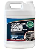 NORTHWEST ENTERPRISES Ultrasonic Cleaner Solution for Carburetors and Engine Parts, Ultrasonic Cleaning Solution and Washing Compound for Ultrasonic and Immersion Washers - Concentrated (1 Gallon)