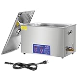 Ultrasonic Cleaner- Rengue 30L Professional Ultrasonic Cleaner Machine 40kHz with Digital Timer and Heater, Ultrasonic Parts Cleaner Fit for Professional Tools,Metal Parts,Jewelry,Eyeglasses