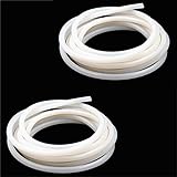 ShareGoo 2PCS 2 Meters/78.7' Silicone Fuel Line Oil Tube Pipe Tubing for RC Nitro Plane Car Buggy,1PCS 2mmx5mm,1PCS 3mmx5mm