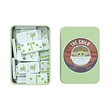 Paladone The Child Baby Yoda Dominoes - Set of 28 The Mandalorian Dominoes - Officially Licensed Disney Star Wars, Multicolor, PP7661MAN