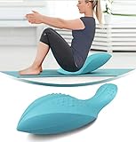 Surnuo Dolphin-Shaped Spine Corrector Pilates Foam Equipment for Physical Therapy at Home Blue