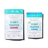 SkinnyMint Detox Tea 14 Day Kit- Ultimate TeaTox Program- All Natural Morning Boost and Night Cleanse Detox Tea- Helps Alleviate Bloating and Boost Energy 