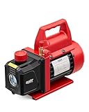 Orion Motor Tech Vacuum Pump, 4.5 cfm 1/3 hp HVAC Single Stage Vacuum Pump for R12 R22 R134a R410a R1234yf, Auto AC Vacuum Pump Kit for Automotive Air Conditioner Resin Degassing & More, Oil Included