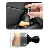 Car Detailing Brush, Car Cleaning Brush, Car Interior Brush, Car Dashboard Cleaning Tool, Car Dust Brush, for Auto, Truck, SUV, RV, Electronics, Keyboard, Various Products,(2 Pcs), VinZolyn