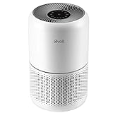 LEVOIT Air Purifier for Home Allergies Pets Hair in Bedroom, H13 True HEPA Filter, 24db Filtration System Cleaner Odor Eliminators, Ozone Free, Remove 99.97% Dust Smoke Mold Pollen, Core 300, White