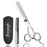 Thinning Shears for Hair Cutting, Fcysy 6 Inches Professional Hair Thinning Scissors Barber Texturizing Shears, Haircutting Blending Scissor Hair Thinner Layering Scissors with Comb for Dog Women Men
