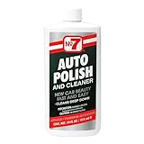 No7 Auto Polish & Cleaner, 14 fl oz - Restores Brilliance and Delivers Long-Lasting Shine and ANF Brands Sponge