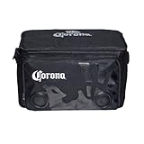 Corona Insulated Cooler with Speakers Modern Floating Cooler with Speakers Super Portable Travel Cooler Durable Speaker Cooler with Bluetooth for Parties, Festivals, Boats, and Beaches, Holds 36 cans
