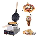 Dyna-Living Bubble Waffle Maker 1400W Commercial Bubble Waffle Maker Machine Non-stick Egg Waffle Maker Electric Bubble Waffle Baker for Home Use