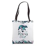 Mama Bear Floral Design, Happy Mother's Day Tote Bag
