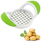 DOITOOL 1PC Multi- purpose Potato Cutting Device, Stainless Steel French Fry Cutter, Square Sharp Potato Slicer for Restaurant Home Kitchen