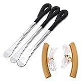 Sumnacon Tire Levers Spoon Set, Durable Heavy Duty Motorcycle Bike Car Tire Irons Tool Kit with Hanging Hole,3 Pcs Tire Changing Spoon + 2 Pcs Rim Protector