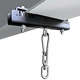 KSWLOR Heavy Duty Beam Clamp Hanger Mount,Heavy Bag Mount 360° Rotation Suitable for I or H Beam Clamps and Hangers Punching Bag Hanger for Boxing Muay Thai Training,Aerial Yoga Swing & Hammock