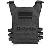 Airsoft Tactical Vest Fishing Hunting Training Clothing Vest Outdoor Jungle Sports Equipment Accessories Jacket (Black)