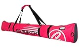 BRUBAKER Padded Ski Bag Skibag Carver Champion - Limited Edition - 170 cm / 66 7/8' Dark Pink