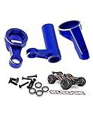 RCMYou RC Servo Saver Steering Upgrades Parts for 1/8 Sledge 4WD, Servo Saver Servo Horn Steering Hops up Set for Aluminum Sledge 4WD Monster Truck #95076-4,Replace #9545,Navy Blue