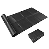 Rellysport Exercise Equipment Mat to Protect Floor, Walking Pad Mat Under The Treadmill & Bike Trainer for Stationary Exercise Equipment, Treadmill Mat on Hardwood for Shock Absorption, Home Gym Mat