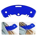YHK Slide Transfer Boards, Sliding Boards to Transfer to Wheelchairs,Seniors from Bed to Chair,Car, Slide Assist Device, Non-Slip Hangable Sliding Boards Hold up to 440 lbs(Blue)