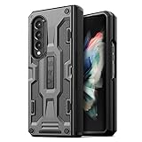 VRS Design Terra Guard for Galaxy Z Fold 3, Semi-Auto Hinge Protective Case Compatible with Galaxy Z Fold 3 5G (2021)…