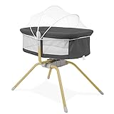Rocking Bassinet from Cloud Baby - Portable Folding Bedside Sleeper and Travel Crib with Canopy Net - Baby Bassinets for Newborns, Boys and Girls - Bassinet for Infant Travel