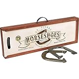 St. Pierre American Professional Horseshoe Set in Wood Case