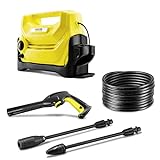 Kärcher K2 Entry - 1600 PSI Portable Electric Power Pressure Washer with Vario & Dirtblaster Spray Wands – 1.35 GPM