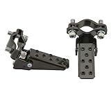 Alta Steel Foldable Fork Step Pegs in Black for Bicycles