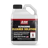 A-Team Ultrasonic Carburetor Cleaning Solution - Great for Carburetors and Engine Parts - Compatible with Most Cleaning Machines - 1:8 Concentration (1 Gallon)